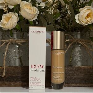Clarins Everlasting Matte Foundation 112.7W Macchiato 1 oz - NIB